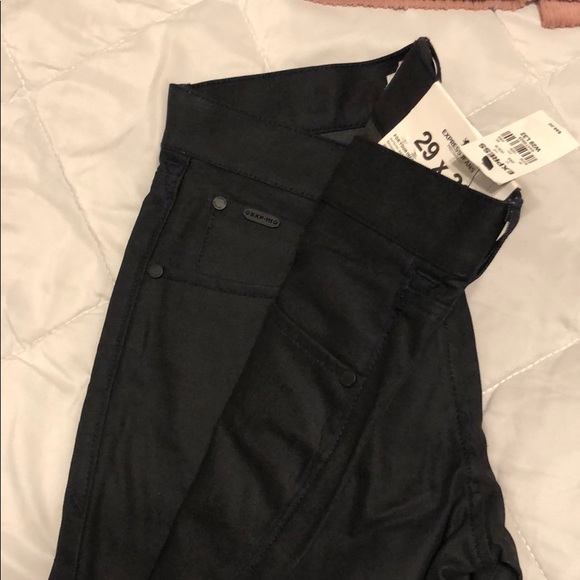 Men’s Black Express Jeans - Picture 2 of 8
